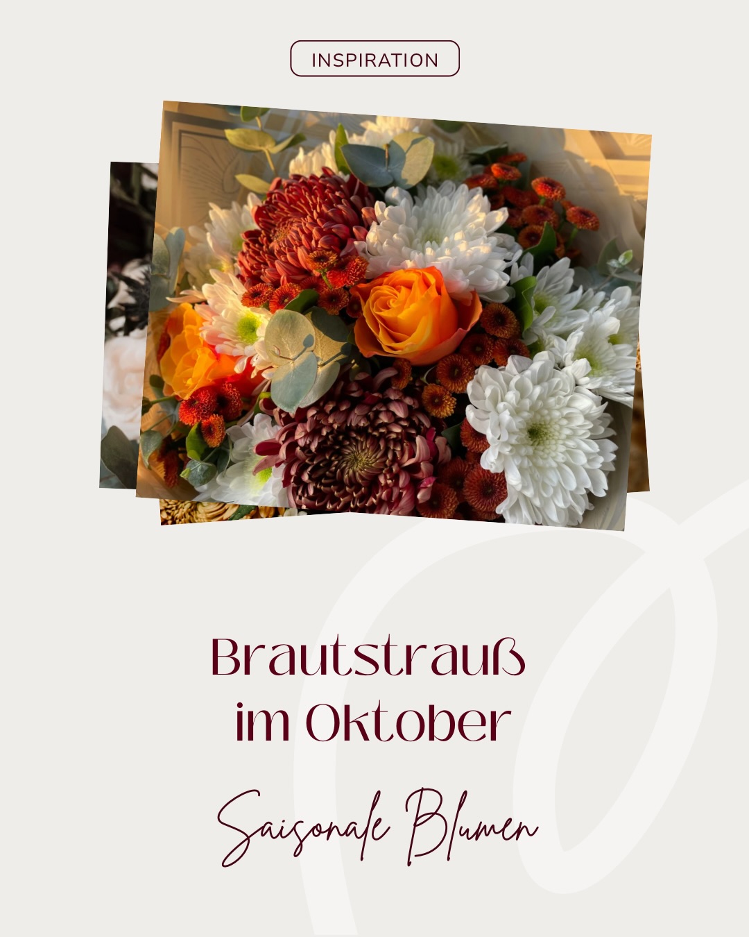 Oktober Brautstrauß 🍁

🌹 Rosen – romantisch, zeitlos und ein Symbol für die Li...