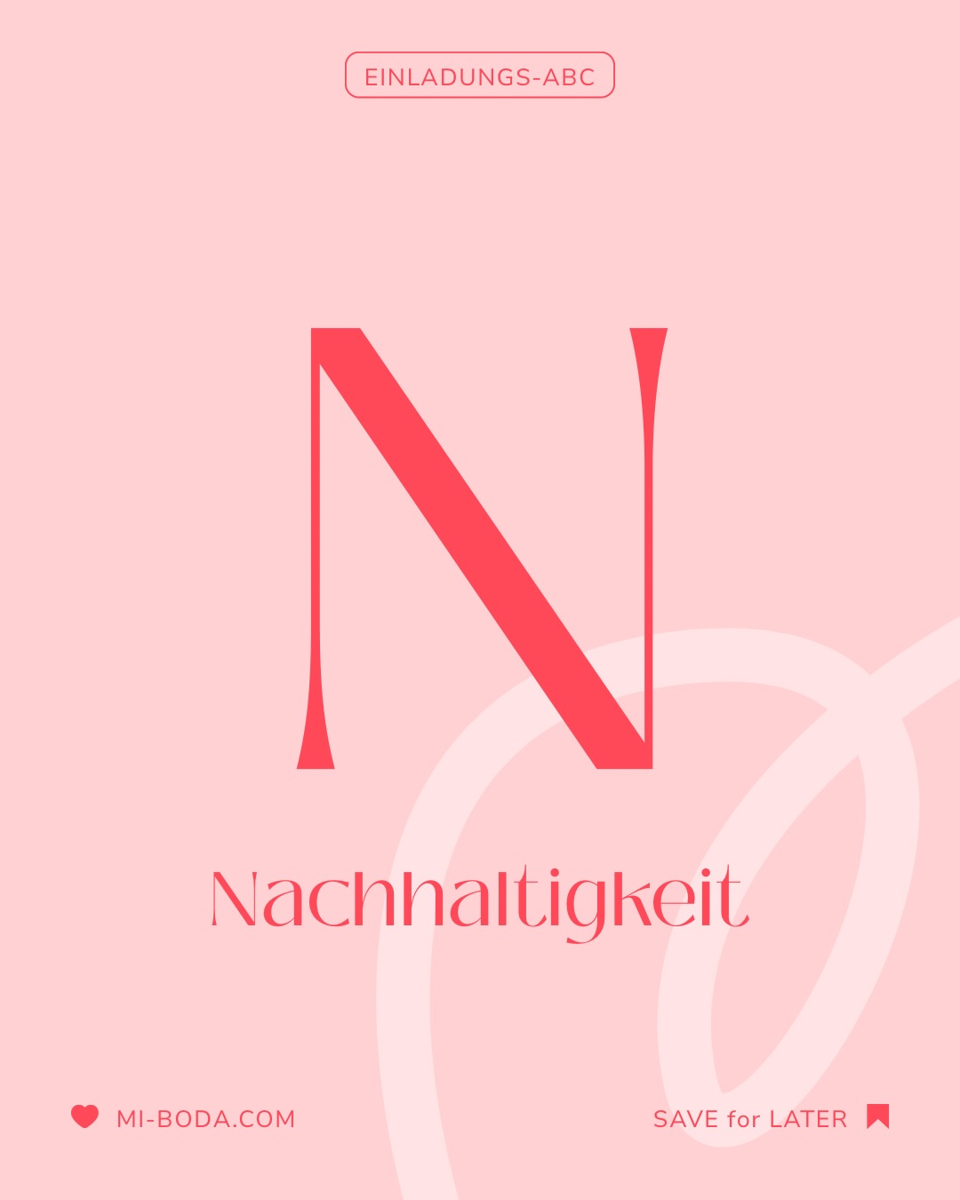 Hochzeits-ABC: N wie Nachhaltigkeit 🌱

Die typischen Instagram Hochzeiten sind...